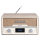 Radio i budzik Denver Radio retro Denver MDA-525LW light wood